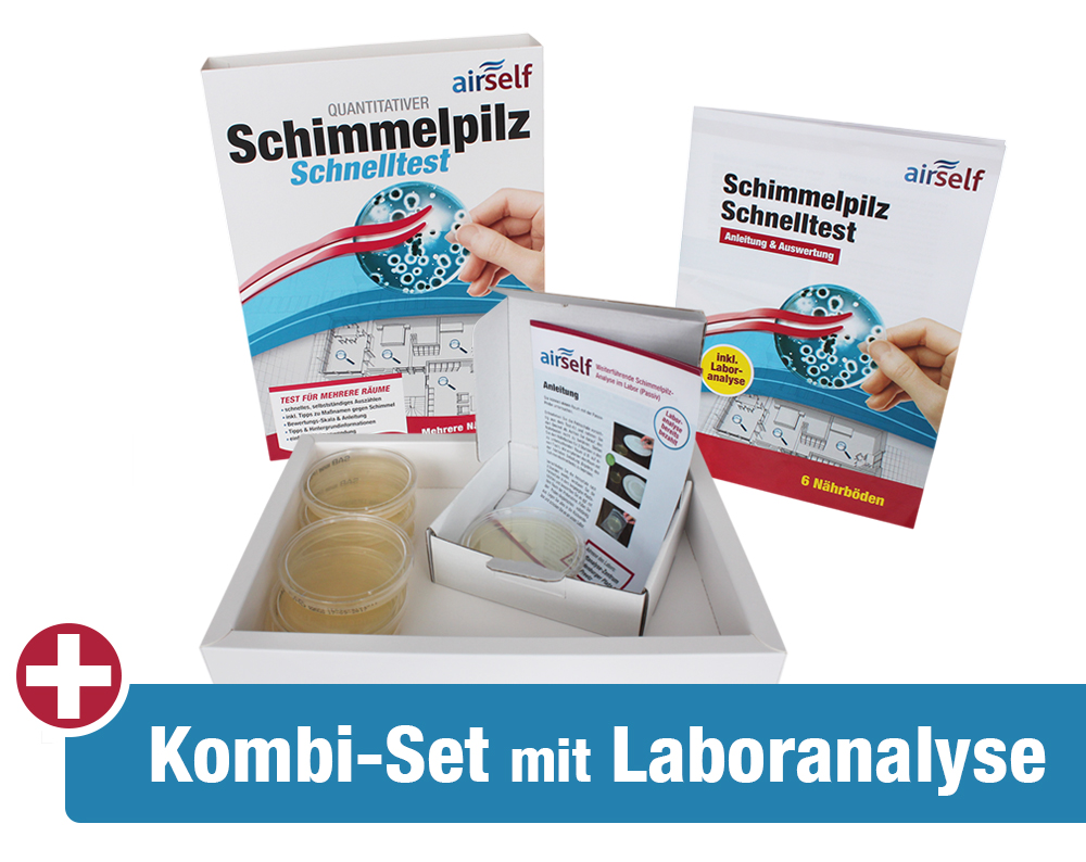 2-in-1 Schimmeltest Raumluft