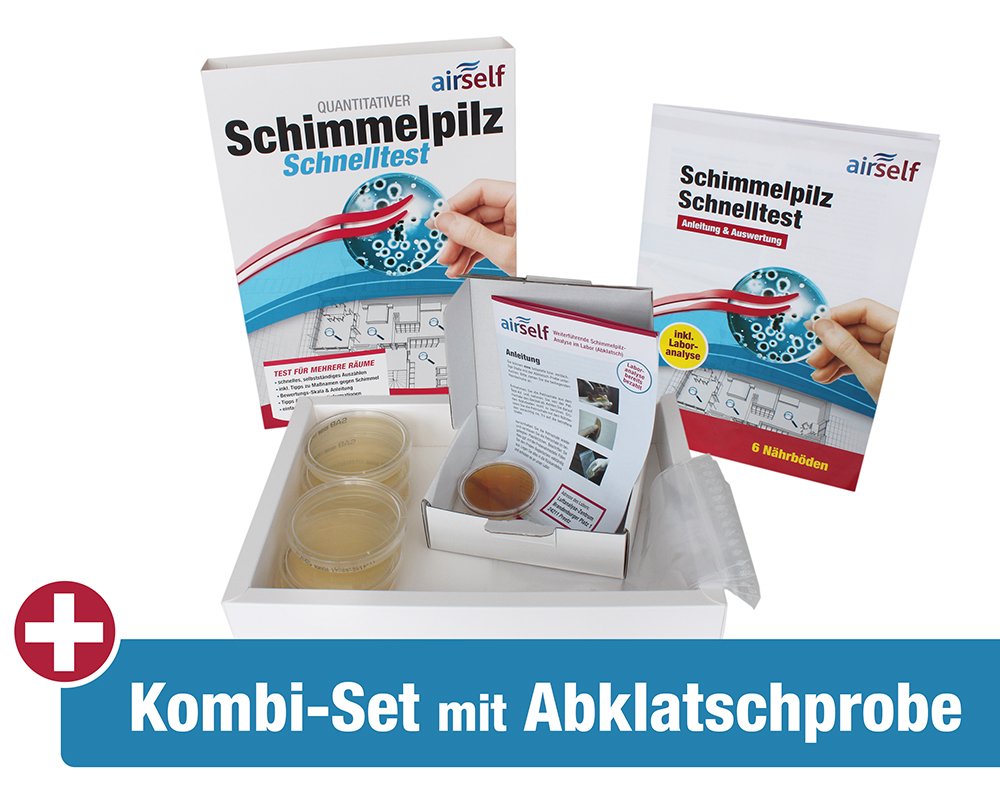 2-in-1 Schimmeltest Set (Abklatsch)