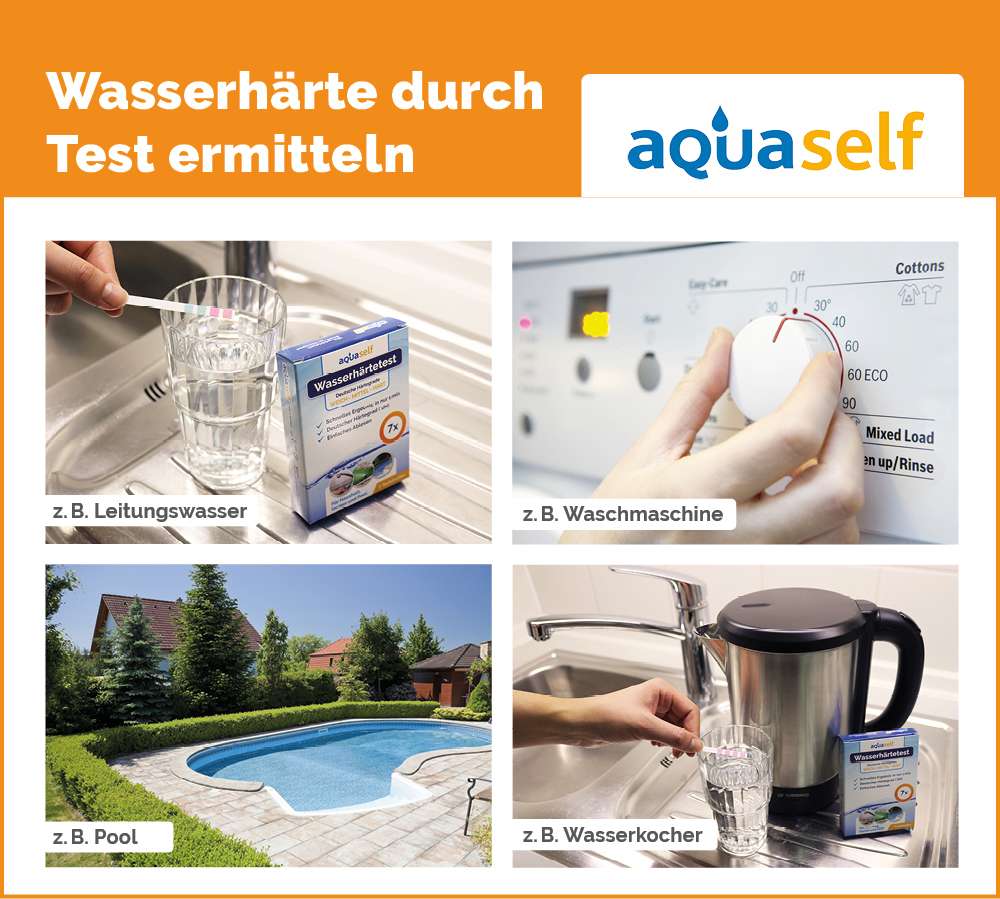 ForHome Wasserhärte Testset – Titrationskit 1 Tropfen = 1°dH, Für Enthärter-Check