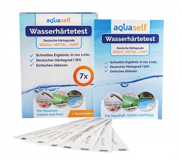 Wasserhärte Teststreifen-dH / 7 Stück