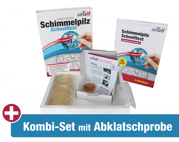 2-in-1 Schimmeltest Set (Abklatsch)