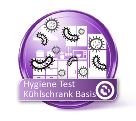 BASIS Kühlschrank Hygiene Test auf Bakterien